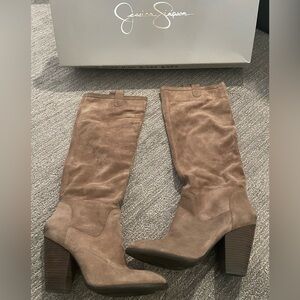 Vince Camuto Tan Heeled Boots
